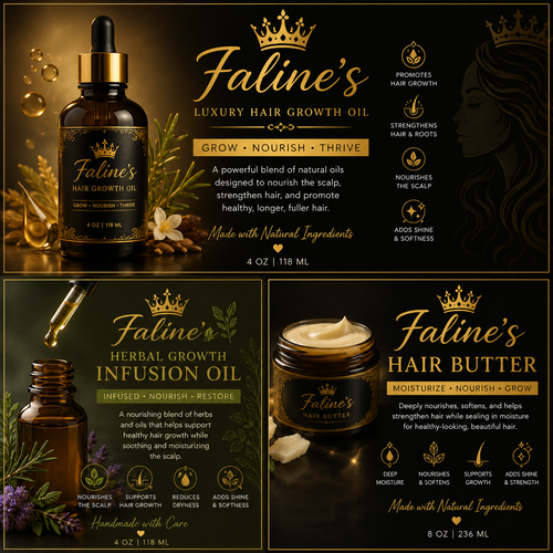 Faline's Herbal Growth Infusion Oil.