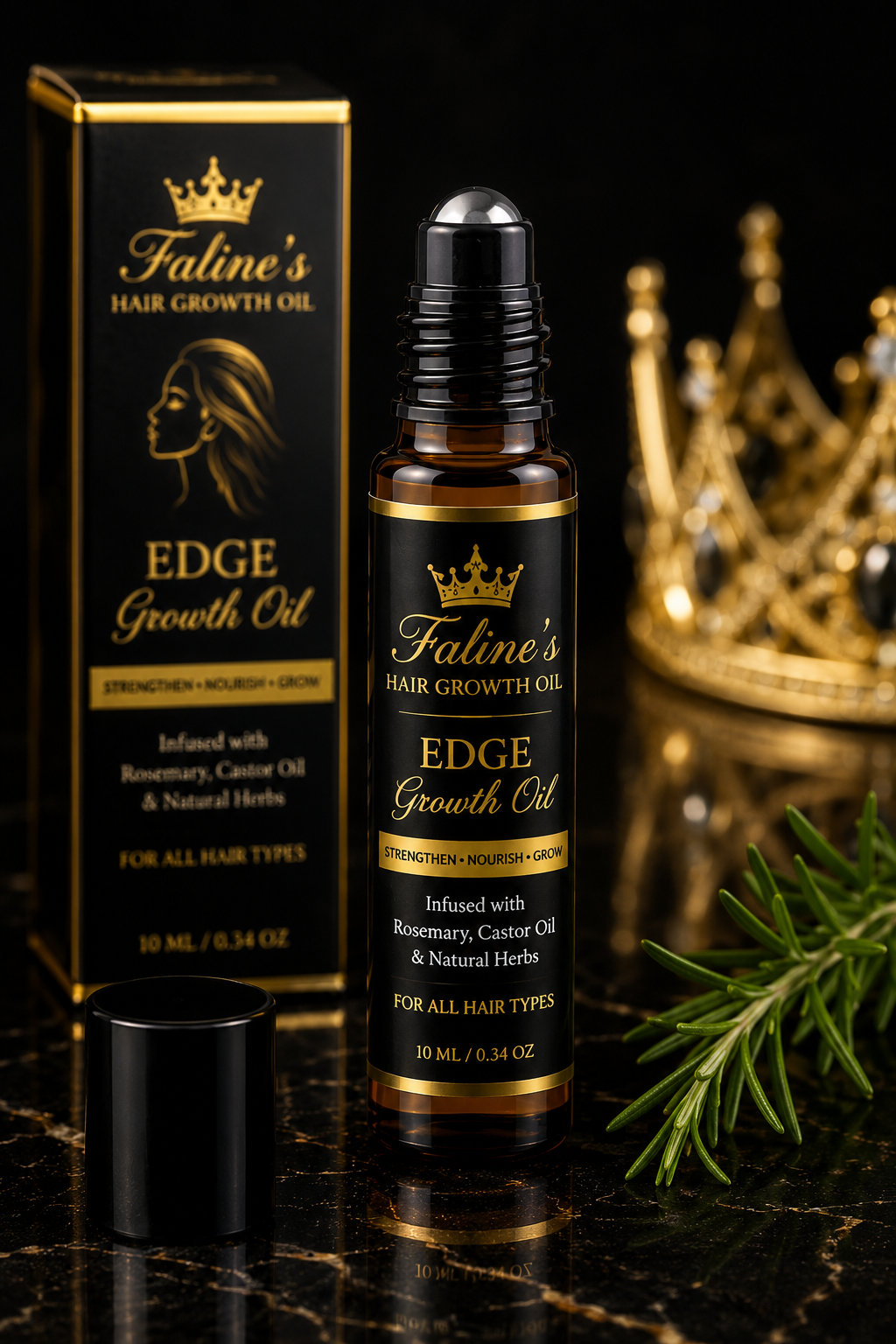 👑 Faline’s Edge Growth Oil Roller