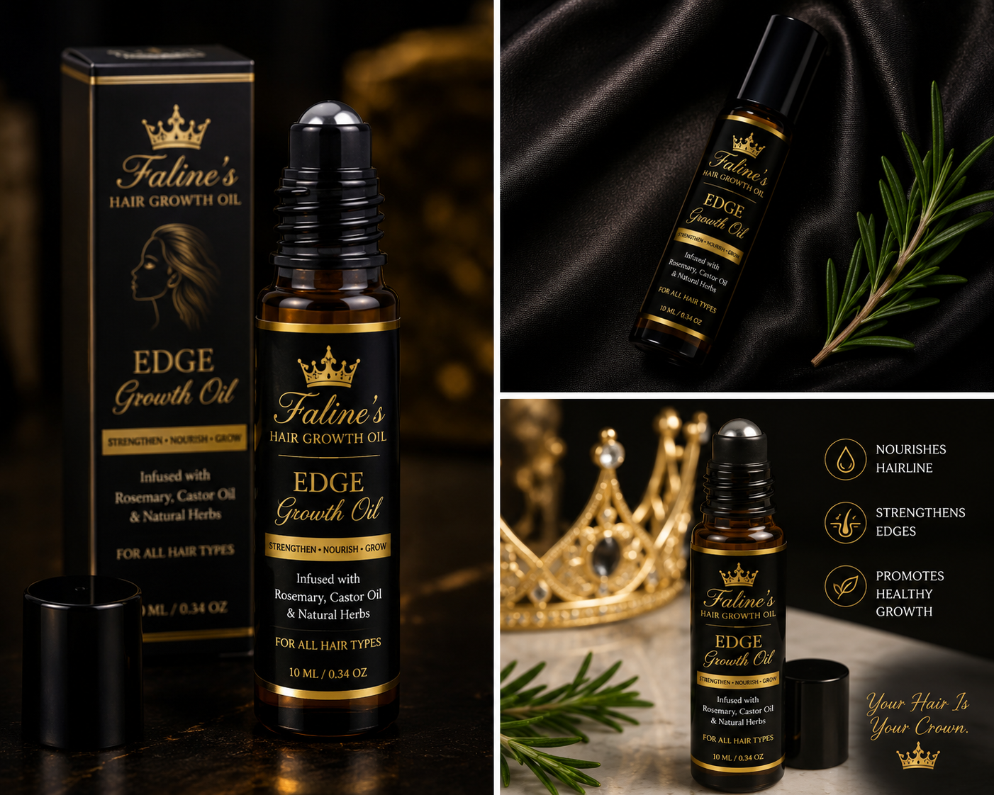 👑 Faline’s Edge Growth Oil Roller