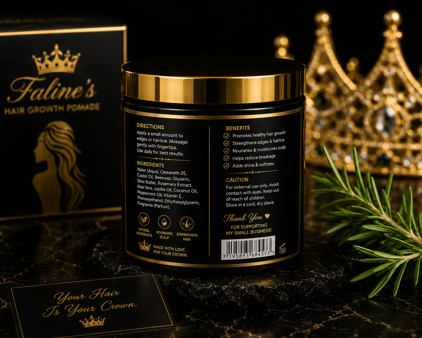 👑Faline’s Rosemary Hair Growth Pomade