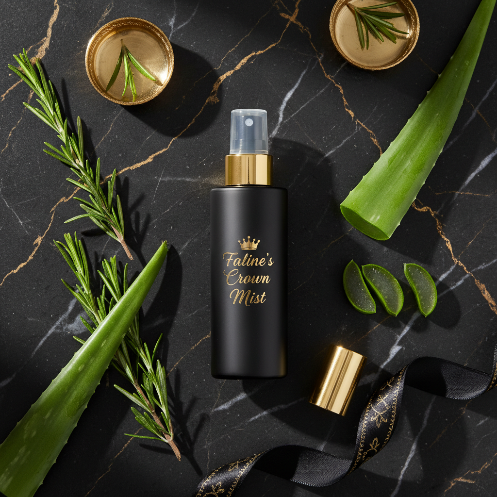 Faline's Crown Mist - Flat Lay